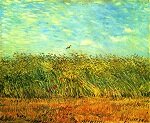 Винсент Ван Гог  Париж, Пшеничное поле с жаворонком ван-гог.рф